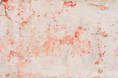 Çizikler ve çatlaklar ile duvar parçası. Arka plan olarak kullanılabilir