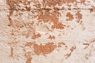 Çizikler ve çatlaklar ile duvar parçası. Arka plan olarak kullanılabilir