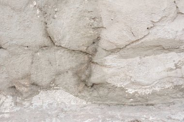 Çizikler ve çatlaklar ile duvar parçası. Arka plan olarak kullanılabilir