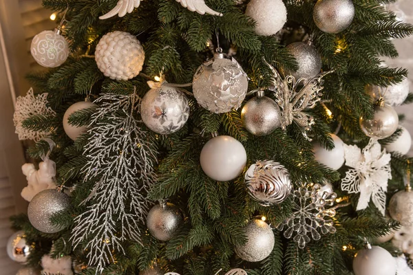 Interior Natal Com Caixas Presente Fogos Natal Pode Ser Usado — Fotografia de Stock