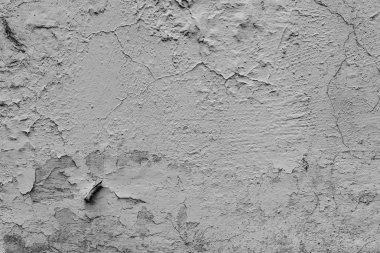 Doku, duvar, beton, arka plan olarak kullanılabilir. Çizik ve çatlaklarla dolu bir duvar parçası.