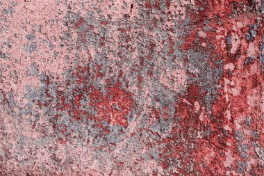 Doku, duvar, beton, arka plan olarak kullanılabilir. Çizik ve çatlaklarla dolu bir duvar parçası.