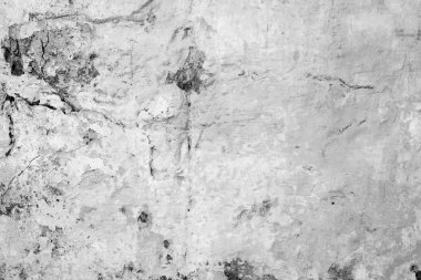 Doku, duvar, beton, arka plan olarak kullanılabilir. Çizik ve çatlaklarla dolu bir duvar parçası.