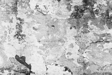 Doku, duvar, beton, arka plan olarak kullanılabilir. Çizik ve çatlaklarla dolu bir duvar parçası.