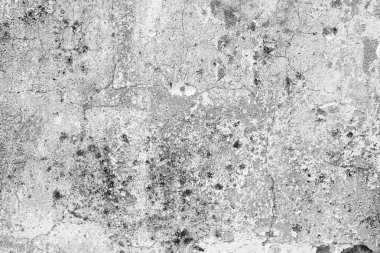 Doku, duvar, beton, arka plan olarak kullanılabilir. Çizik ve çatlaklarla dolu bir duvar parçası.