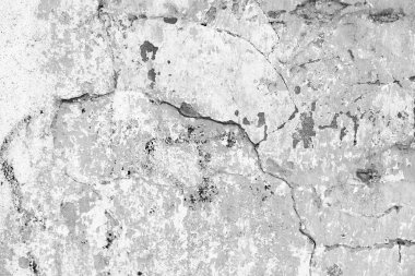 Doku, duvar, beton, arka plan olarak kullanılabilir. Çizik ve çatlaklarla dolu bir duvar parçası.