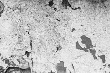 Doku, duvar, beton, arka plan olarak kullanılabilir. Çizik ve çatlaklarla dolu bir duvar parçası.