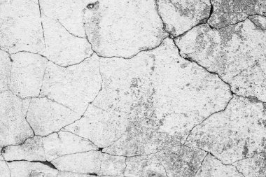 Doku, duvar, beton, arka plan olarak kullanılabilir. Çizik ve çatlaklarla dolu bir duvar parçası.