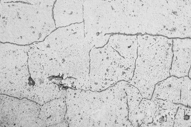 Doku, duvar, beton, arka plan olarak kullanılabilir. Çizik ve çatlaklarla dolu bir duvar parçası.