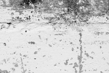 Doku, duvar, beton, arka plan olarak kullanılabilir. Çizik ve çatlaklarla dolu bir duvar parçası.