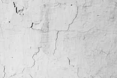 Doku, duvar, beton, arka plan olarak kullanılabilir. Çizik ve çatlaklarla dolu bir duvar parçası.