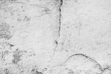 Doku, duvar, beton, arka plan olarak kullanılabilir. Çizik ve çatlaklarla dolu bir duvar parçası.