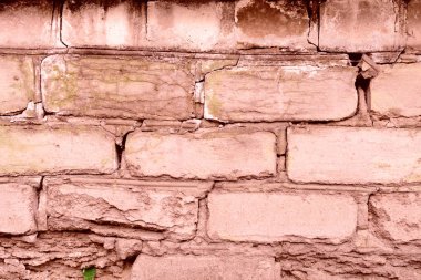 Doku, tuğla, duvar, bu arka plan olarak kullanılabilir. Tuğla doku çizikler ve çatlaklar ile