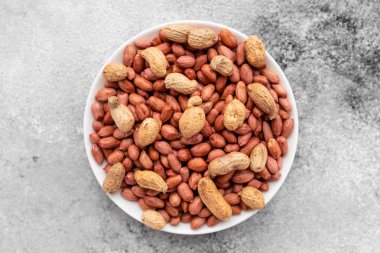 Fıstık kapatın. Kahvaltı, sağlıklı gıda. Arka plan olarak kullanılabilir