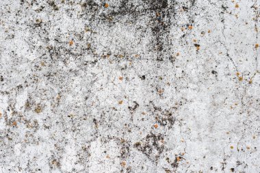 Çizik ve çatlaklarla dolu bir duvar parçası.