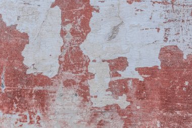 Doku, duvar, beton, arka plan olarak kullanılabilir. Çizik ve çatlaklarla dolu bir duvar parçası.