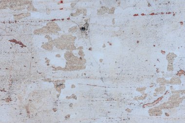 Doku, duvar, beton, arka plan olarak kullanılabilir. Çizik ve çatlaklarla dolu bir duvar parçası.