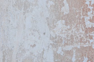 Doku, duvar, beton, arka plan olarak kullanılabilir. Çizik ve çatlaklarla dolu bir duvar parçası.