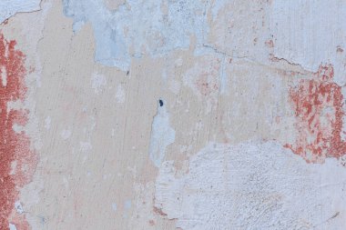 Doku, duvar, beton, arka plan olarak kullanılabilir. Çizik ve çatlaklarla dolu bir duvar parçası.