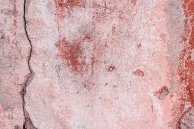 Doku, duvar, beton, arka plan olarak kullanılabilir. Çizik ve çatlaklarla dolu bir duvar parçası.