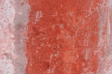 Doku, duvar, beton, arka plan olarak kullanılabilir. Çizik ve çatlaklarla dolu bir duvar parçası.