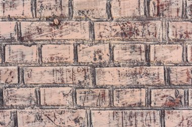 Tuğla doku çizikler ve çatlaklar ile
