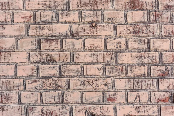 Tuğla doku çizikler ve çatlaklar ile