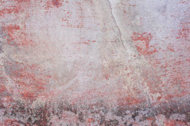 Doku, duvar, beton, arka plan olarak kullanılabilir. Çizik ve çatlaklarla dolu bir duvar parçası.