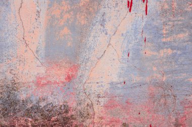 Doku, duvar, beton, arka plan olarak kullanılabilir. Çizik ve çatlaklarla dolu bir duvar parçası.