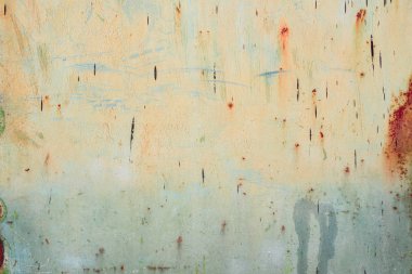 Arkaplan olarak kullanılabilecek çizik ve çatlaklarla metal doku