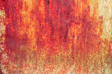 Arkaplan olarak kullanılabilecek çizik ve çatlaklarla metal doku