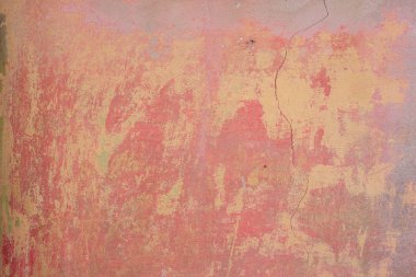 Doku, duvar, beton, arka plan olarak kullanılabilir. Çizik ve çatlaklarla dolu bir duvar parçası.