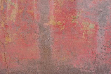 Doku, duvar, beton, arka plan olarak kullanılabilir. Çizik ve çatlaklarla dolu bir duvar parçası.