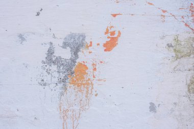 Doku, duvar, beton, arka plan olarak kullanılabilir. Çizik ve çatlaklarla dolu bir duvar parçası.