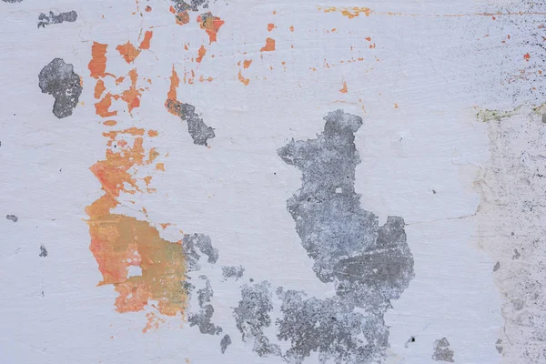 Doku, duvar, beton, arka plan olarak kullanılabilir. Çizik ve çatlaklarla dolu bir duvar parçası.