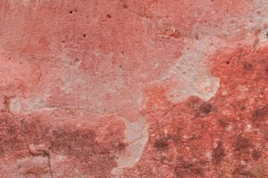 Doku, duvar, beton, arka plan olarak kullanılabilir. Çizik ve çatlaklarla dolu bir duvar parçası.