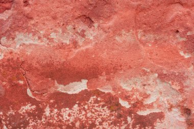 Doku, duvar, beton, arka plan olarak kullanılabilir. Çizik ve çatlaklarla dolu bir duvar parçası.