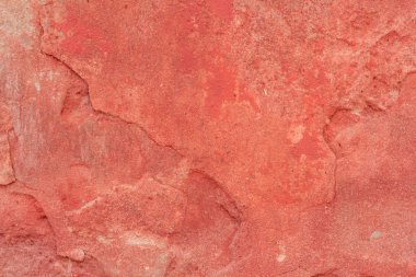 Doku, duvar, beton, arka plan olarak kullanılabilir. Çizik ve çatlaklarla dolu bir duvar parçası.