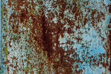 Arkaplan olarak kullanılabilecek çizik ve çatlaklarla metal doku