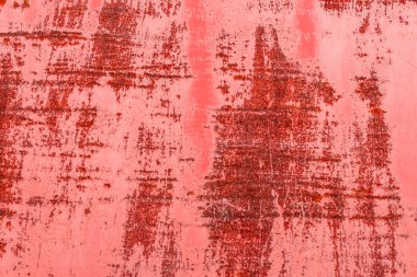 Arkaplan olarak kullanılabilecek çizik ve çatlaklarla metal doku