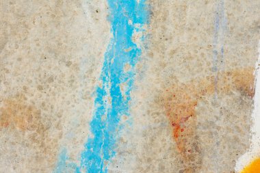 Doku, duvar, beton, arka plan olarak kullanılabilir. Çizik ve çatlaklarla dolu bir duvar parçası.