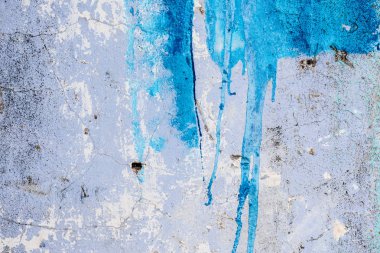 Doku, duvar, beton, arka plan olarak kullanılabilir. Çizik ve çatlaklarla dolu bir duvar parçası.