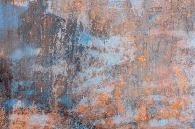 Arkaplan olarak kullanılabilecek çizik ve çatlaklarla metal doku