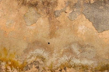 Çatlakları ve çizikleri olan beton bir duvarın dokusu arka plan olarak kullanılabilir.