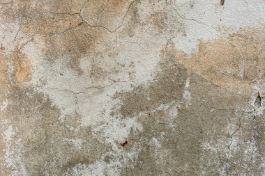 Doku, duvar, beton, arka plan olarak kullanılabilir. Çizik ve çatlaklarla dolu bir duvar parçası.