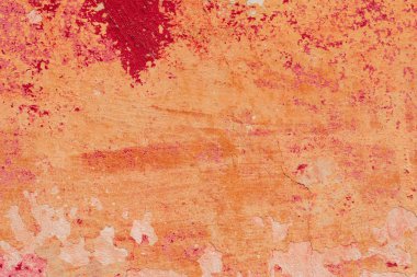 Çatlakları ve çizikleri olan beton bir duvarın dokusu arka plan olarak kullanılabilir.