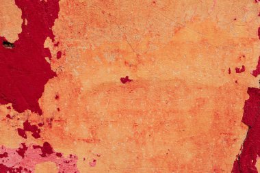 Çatlakları ve çizikleri olan beton bir duvarın dokusu arka plan olarak kullanılabilir.