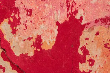 Çatlakları ve çizikleri olan beton bir duvarın dokusu arka plan olarak kullanılabilir.