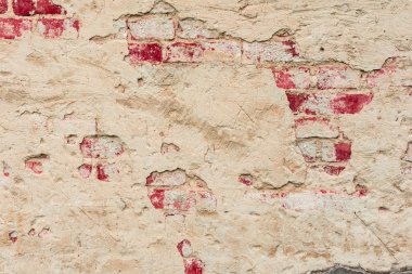 Doku, tuğla, duvar, arka plan olarak kullanılabilir. Çizik ve çatlaklarla tuğla dokusu