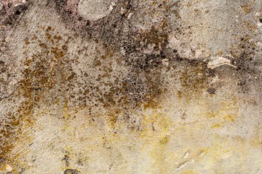 Doku, duvar, beton, arka plan olarak kullanılabilir. Çizik ve çatlaklarla dolu bir duvar parçası.